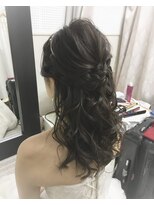 ヘアアンドケア エジェリラボ(hair&care egerie lab)&nbsp;大人気アレンジ★ゆるふわハーフアップ★【ヘアセット　高崎】