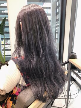 テラスヘア 新潟駅南(TERRACE hair) ラベンダーアッシュ(バレイヤージュ)