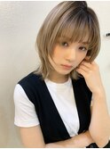 マッシュレイヤーウルフミルクティーベージュ
