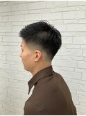 【メンズカット】黒髪＆スキンフェード