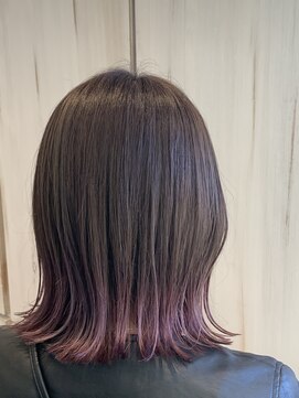 ラ メール ヘア デザイン(La mer HAIR DESIGN) ピンク裾カラー