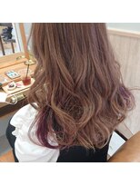 スーリール 姪浜店(Sourire)&nbsp;ベージュ×インナーピンク♪【sourire☆橋本】