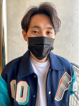 アリスバイアフロート 自由が丘(ALICe by AFLOAT) 根元パーマ ナチュラルセンターパート プリカール