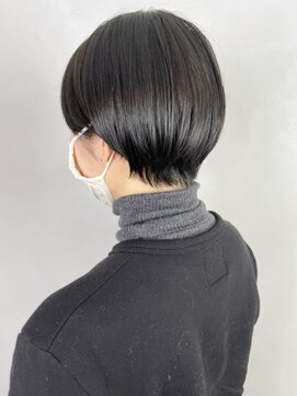 アイティーバイアルバム 下北沢店(IT by ALBUM) ショートダークグレー_ウルフテラコッタくすみブルー_ba363902