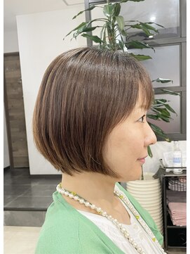 ヘアーサロン ソル(HAIR SALON SOL) ショートボブ/ベージュカラー