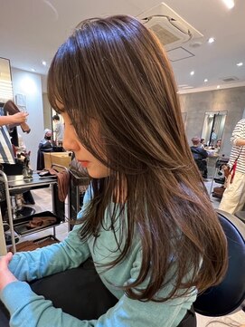 ジーナ 札幌大通(Zina) 髪質改善*チョコレートブラウンカラー*美髪【Zina 大通】