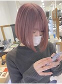 ミルクティーベージュダブルカラーケアブリーチハイライト