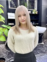 チュダック(ChuDuck)&nbsp;韓国風《ミルクティー》ハイトーン/ケアブリーチ/ダブルカラー