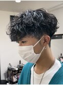 ウルフ/アッシュブラック/カルマパーマ/ベリー/ウルフ