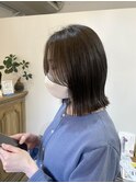 小顔カットインナーグレージュエモージュケアカラ美髪レイヤー