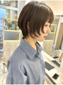 Mimosa 顔周りウルフショート