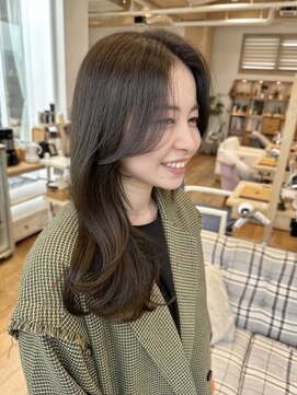 バイオレット 栄店(Violet) レイヤーカット顔まわりカットくびれヘアロングレイヤー