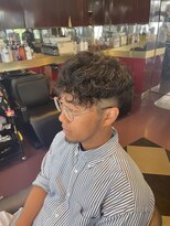 グリッツ (GLITZ)&nbsp;スペインカールパーマ×ツーブロック