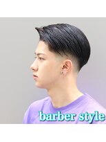 ブレイズ(BLAZE)&nbsp;七三スキンフェード×バーバースタイル×黒髪