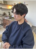 メンズシャドウセンターパート