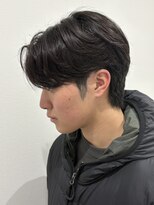 ヒュイル バイ ニアウ(Hwyl by Niau) メンズマッシュセンターパートスパイラルパーマニュアンスパーマ