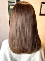 ココカラヘアー ニコ(cococara hair nico)&nbsp;ピンクベージュ/ブラウン/顔まわりカット/トリートメント