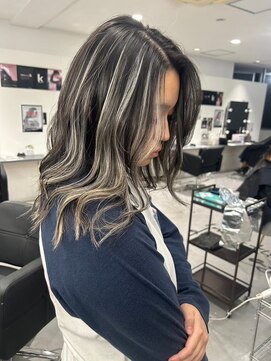 キング 枚方店(K!ng) 縮毛矯正髪質改善ハイライトレイヤーカット枚方美容室エクステ