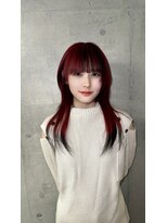 モニカ 原宿店(MONIQA) レッド×ブラック