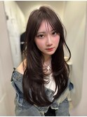 イメチェン外ハネボブ美髪ワイドバングレイヤー縮毛矯正/[池袋]