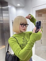 ラピス 渋谷本店(Lapis)&nbsp;ブロンド/ハイトーンボブ