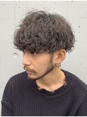 渋谷波巻きスパイラルパーマルーズパーマ波打ちパーマメンズヘア