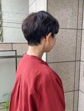 マッシュショート/ショーパーマ/ニュアンスパーマ