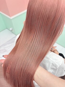 ガーランド(Girland) 【girland】コーラルピンク 韓国風/レイヤーカット