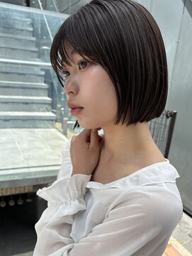 ハルキ ミナト ジャパン フクオカ(HARUKI MINATO japan FUK) 似合わせカット20代30代40代大人ボブ/切りっぱなし