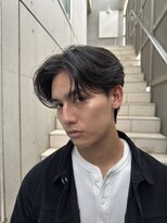 ニコ トウキョウ ヨコハマ(nico)&nbsp;センターパートニュアンスパーマメンズカット