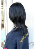 カジュアル/ロングウルフ/レイヤーカット/クラゲヘアー