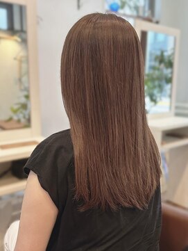 ランデ(RANDE) 白髪染め白髪ぼかし大人かわいいミディアムショートボブ40代50代