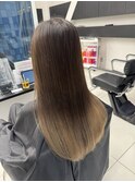 ベージュエアタッチグラデーションカラー