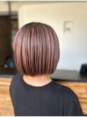 大人可愛いツヤボブ