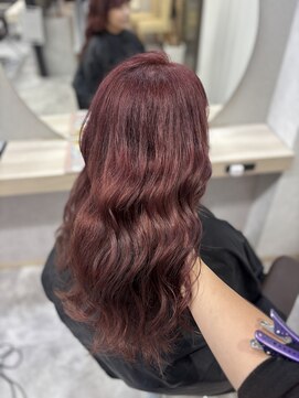 キーン 渋沢(KEEN.) チェリーレッド/ブリーチなしダブルカラー