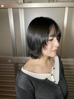 ラポールサロンハナレ 新浦安(Rapport salon HANARE)&nbsp;切りっぱなしボブレイヤーボブハッシュカット
