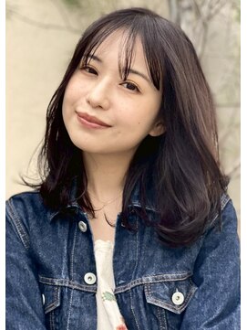 チェリッシュバイセレーノ(Cherish by sereno) グレーブラウンレイヤーミディアム