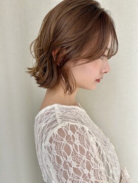 ノラギンザユー(NORA GINZA/U) 結べるボブレイヤーカット顔まわりカット後毛カットワンカール