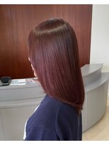 アリカ(arika) ワンカラーでレッドブラウン