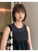 暗めカラー/レイヤーカット/マロンベージュ/くすみベージュ/横浜