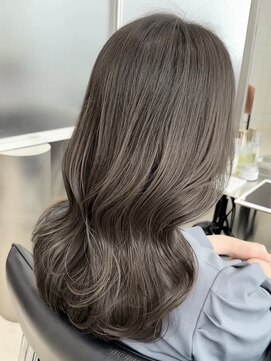 ロンドミラー 博多店(Lond Mirror) 大人ガーリーダークアッシュ20代30代40代ミディアムレイヤー!