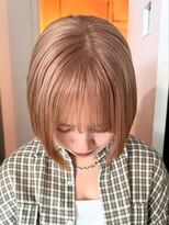 カシェル トウキョウ(Cashel Tokyo)&nbsp;ミルクティー/ベージュ/ブリーチカラー/ボブ