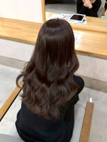 ベルポール(Bell port)&nbsp;着物ヘア/大人ガーリー/ダークアッシュ/似合わせカット/芦屋駅