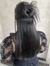 ヘアセット(ハーフアップ) ￥4400