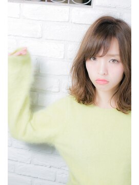 カノン(canon) 【canon】伸ばしかけではねるボブに無造作カール☆