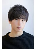 プレーンナチュラルマッシュ イメチェン グランジ オールバック