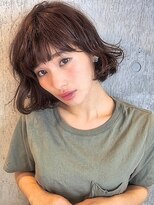 ヘアメイク フレンシア(hair make flencia) 外ハネ×前下がりボブ