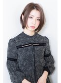 unacasa★大人のセンターパートボブ