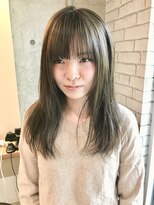 ラルジュ(large)&nbsp;【large】前髪パッツン/カーキグレージュ