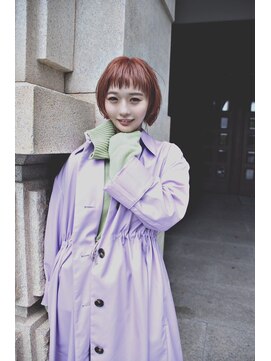 チックタック モーガン エアライン(TICK-TOCK MORGAN airline) 【TICK-TOCK MORGAN】ハイトーンオレンジカラーショート